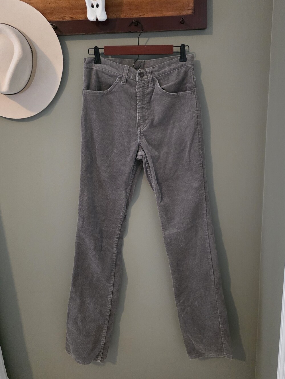 Vintage Gap Pioneer Western Ranch Y2k Preppy Gray Corduroy Pants